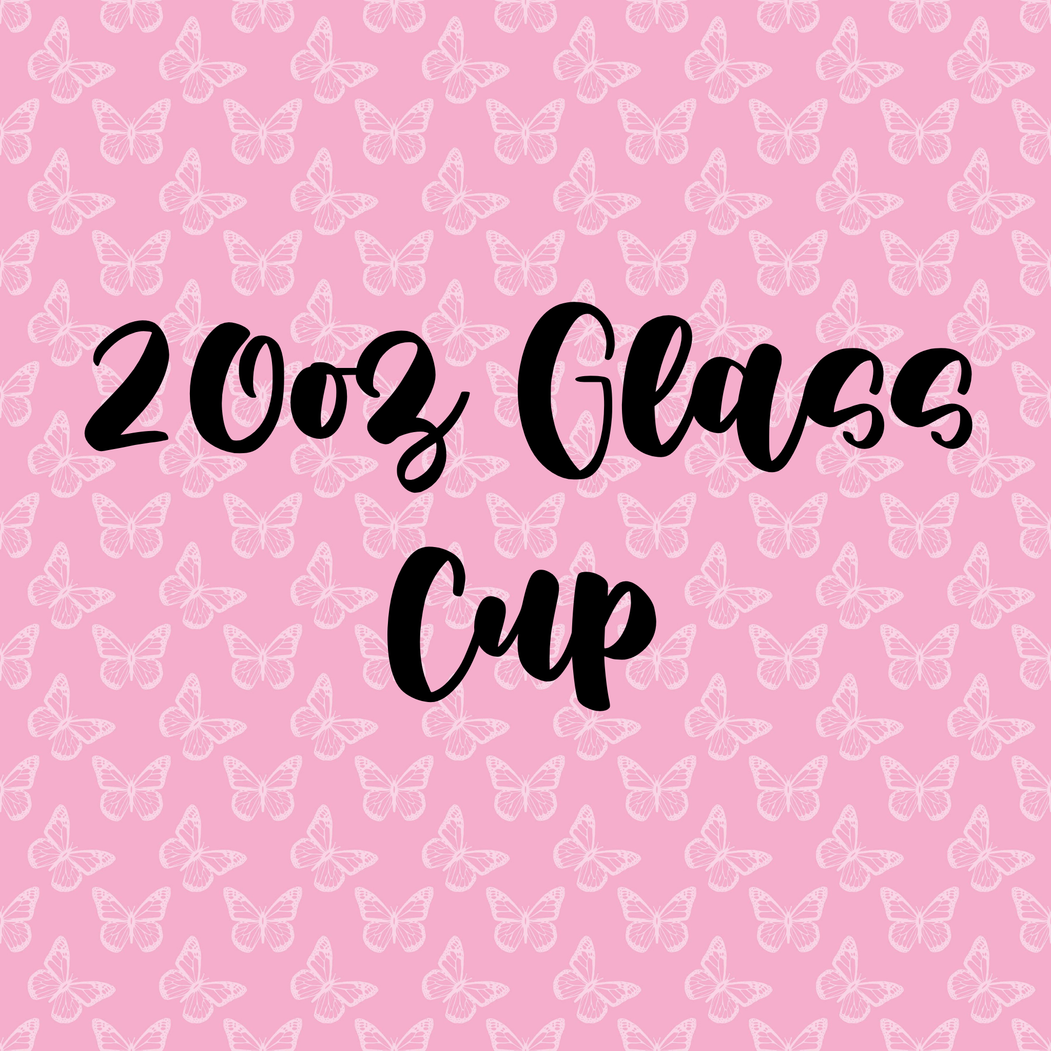 20oz Glass Cup