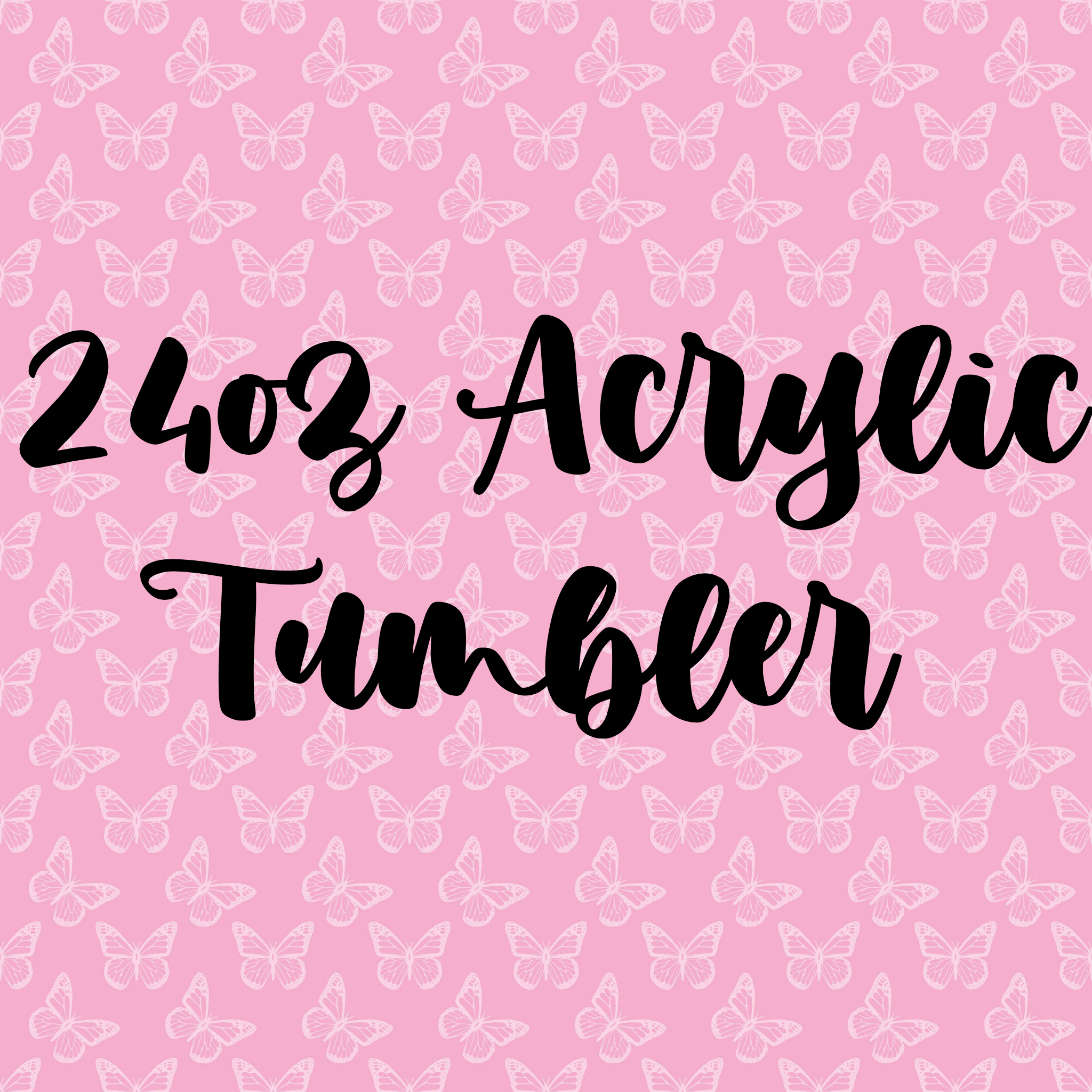 24oz Acrylic Tumbler - Snow Globe