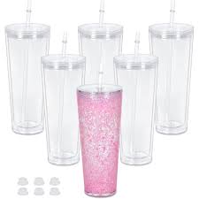 24oz Acrylic Tumbler - Snow Globe