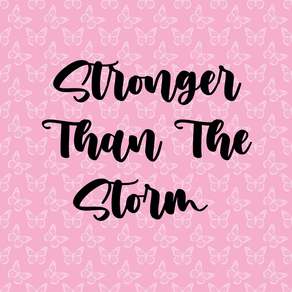 Stronger Than the Storm Crewneck Sweatshirt Embroidery